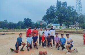 राज्य स्तर के लिए बास्केटबॉल यूथ टीम हुई चयनित