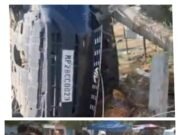 छिंदवाड़ा की कार वो भी शराब भरी बिजली खंबे से टक्कराई